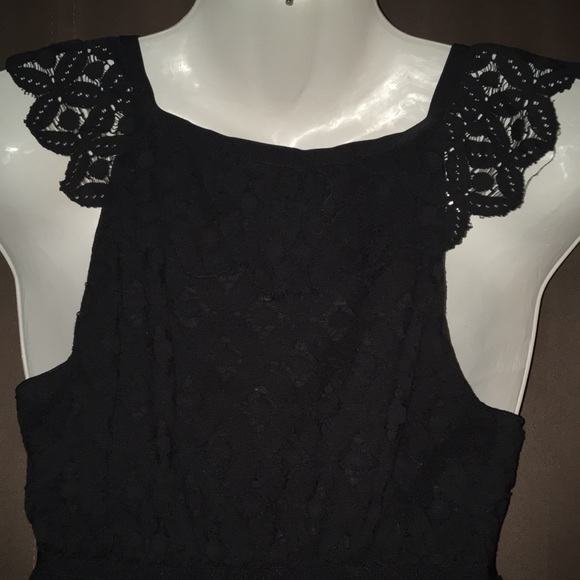 EUC Studio M Lacy Lil Black Dress SZ S - Picture 6 of 7